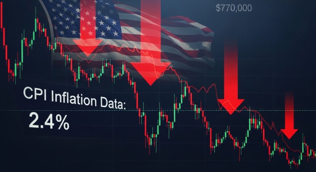 InfoCryptofr   Bitcoin Sous 70 000 $ Malgré Baisse CPI USA
