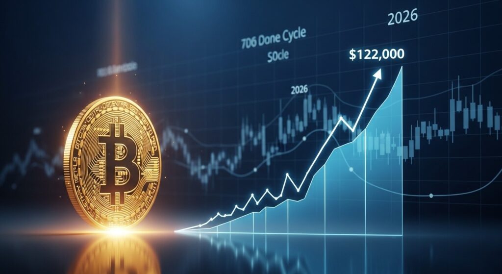 InfoCryptofr   Bitcoin Vers 122 000 $  88  de Chances dici Fin 2026
