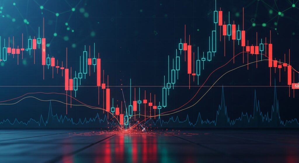 InfoCryptofr   Bitcoin Volatilité Explose Sous les 70k