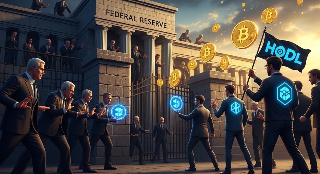 InfoCryptofr   Bitcoin vs Wall Street  La Fed cédera t elle 