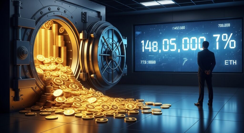 InfoCryptofr   Bitmine Achète 83M$ ETH  43M en Trésorerie