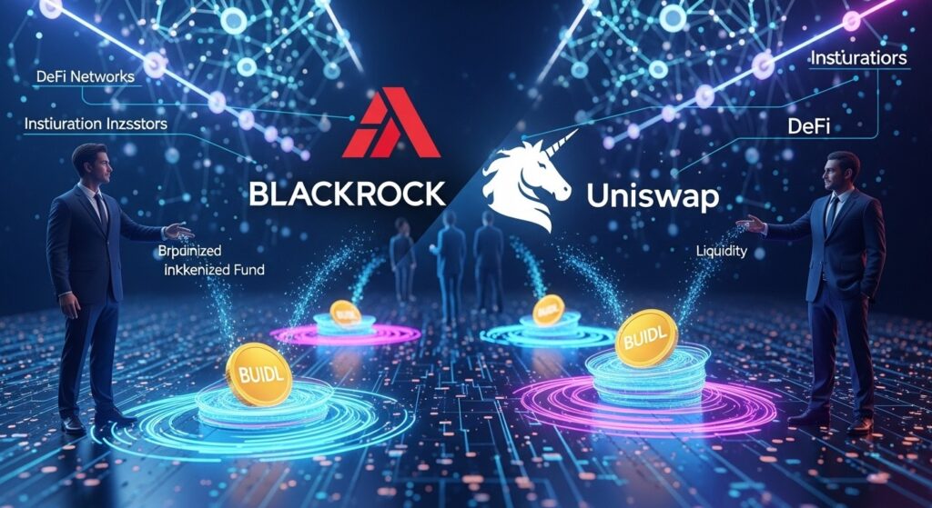 InfoCryptofr   BlackRock Boost Uniswap  UNI senvole sur BUIDL