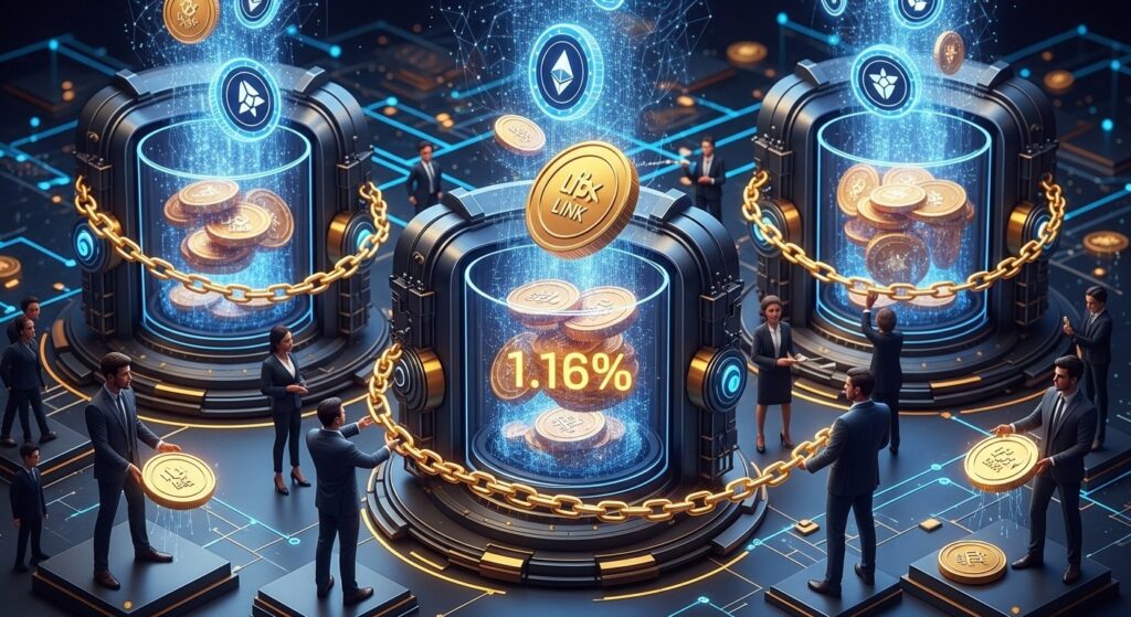 InfoCryptofr   Chainlink ETFs  116 de loffre captée par les flux