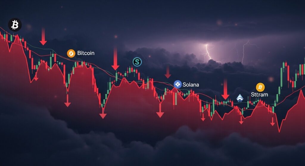 InfoCryptofr   Crypto en Chute Libre  BTC SOL UNI PUMP Plongent
