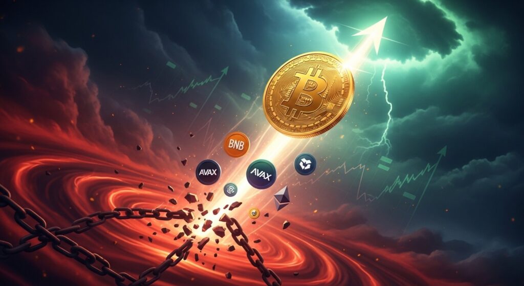 InfoCryptofr   Crypto Rebond  BTC BNB ADA AVAX Reprennent des Couleurs