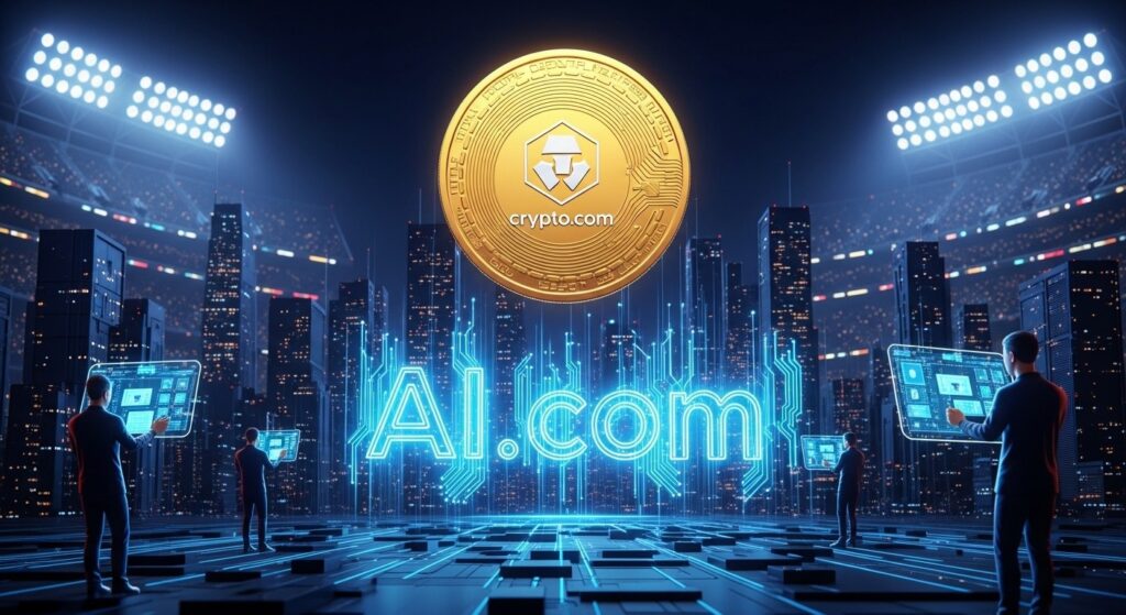 InfoCryptofr   Cryptocom Mise 70M$ sur AIcom et Super Bowl