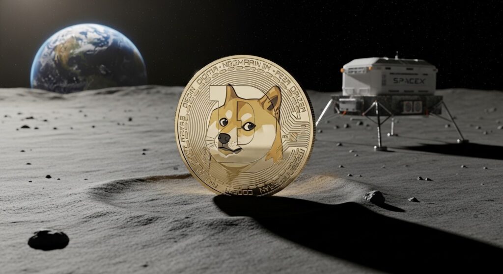 InfoCryptofr   Dogecoin sur la Lune  Elon Musk Confirme pour 2027