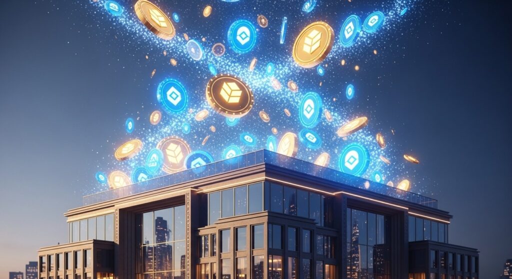 InfoCryptofr   E Estate Atteint 150M$ en Tokenisation Immobilière