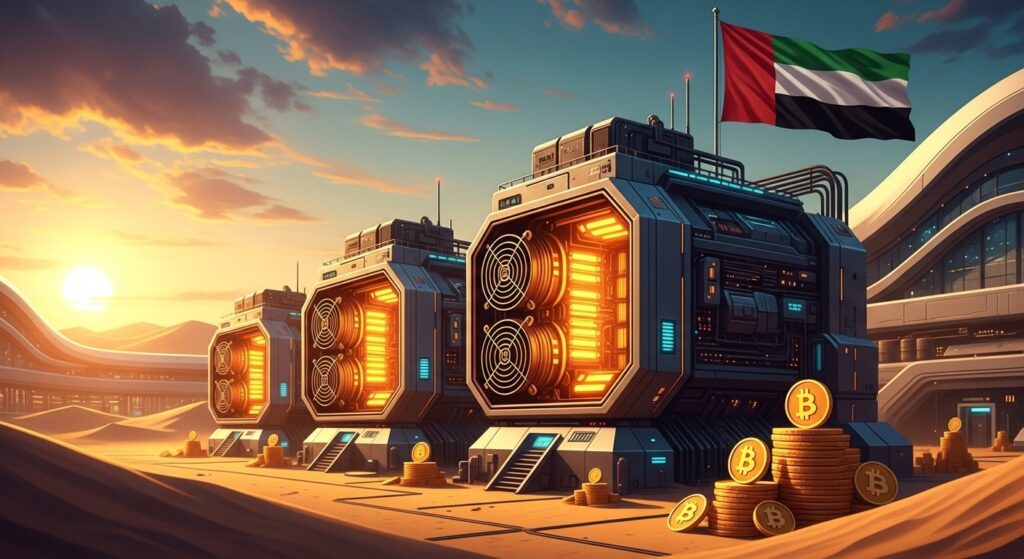 InfoCryptofr   Émirats Arabes Unis  450 Millions Minés en Bitcoin