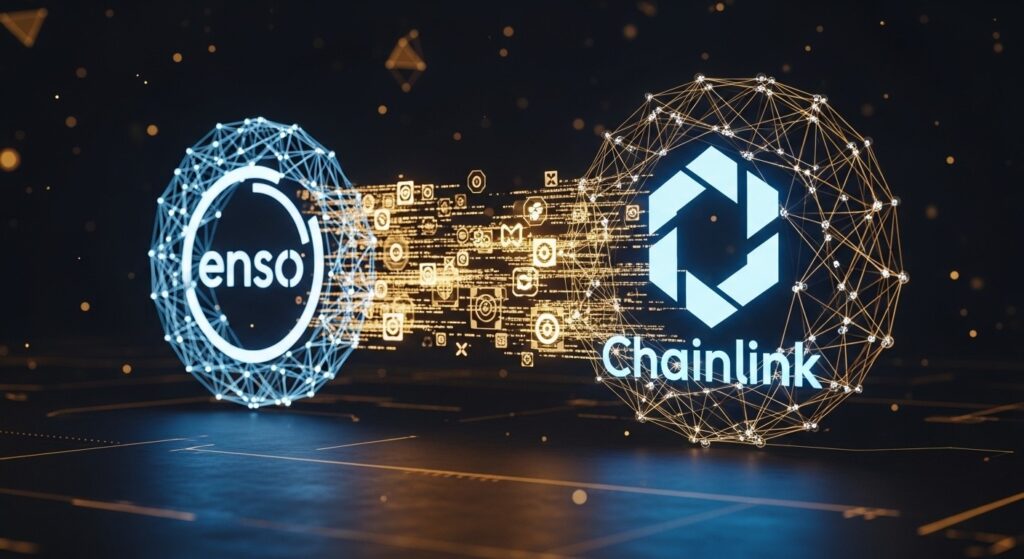InfoCryptofr   Enso et Chainlink  Minting Cross Chain Révolution