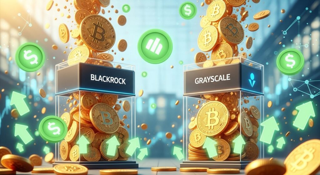 InfoCryptofr   ETF Bitcoin  1 Milliard $ dEntrées en 3 Jours