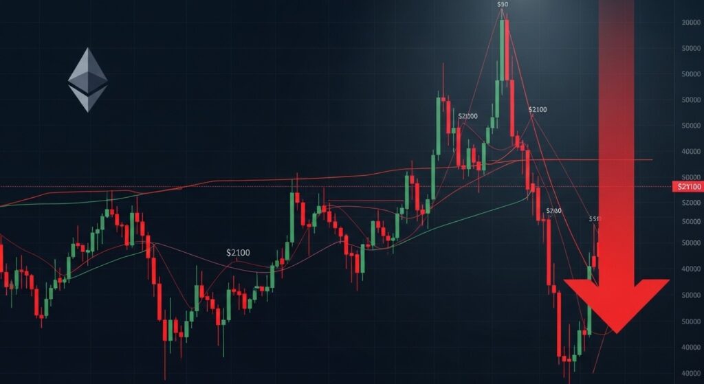 InfoCryptofr   Ethereum Sous les 2100 $  Prochaine Étape 