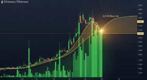 InfoCryptofr   Ethereum Tient le Support Fibonacci 0618