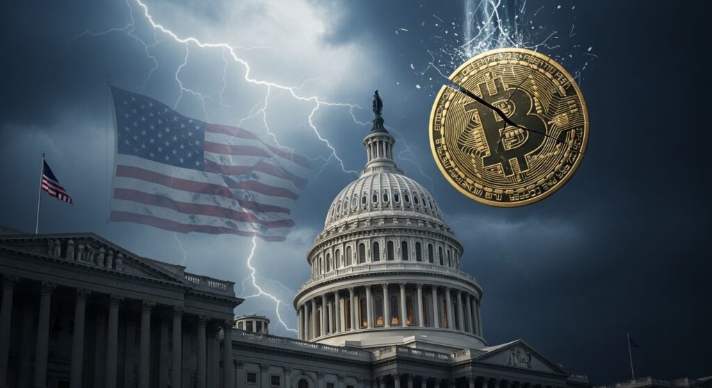 InfoCryptofr   Fin du Shutdown US  Pourquoi le Bitcoin Chute