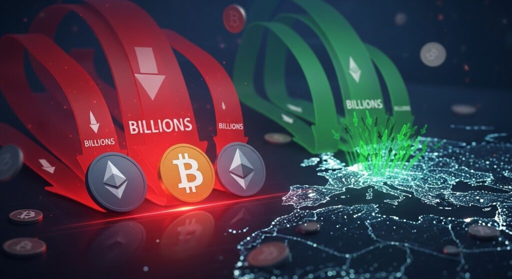 InfoCryptofr   Fonds Crypto  4 Milliards Sortis en 5 Semaines