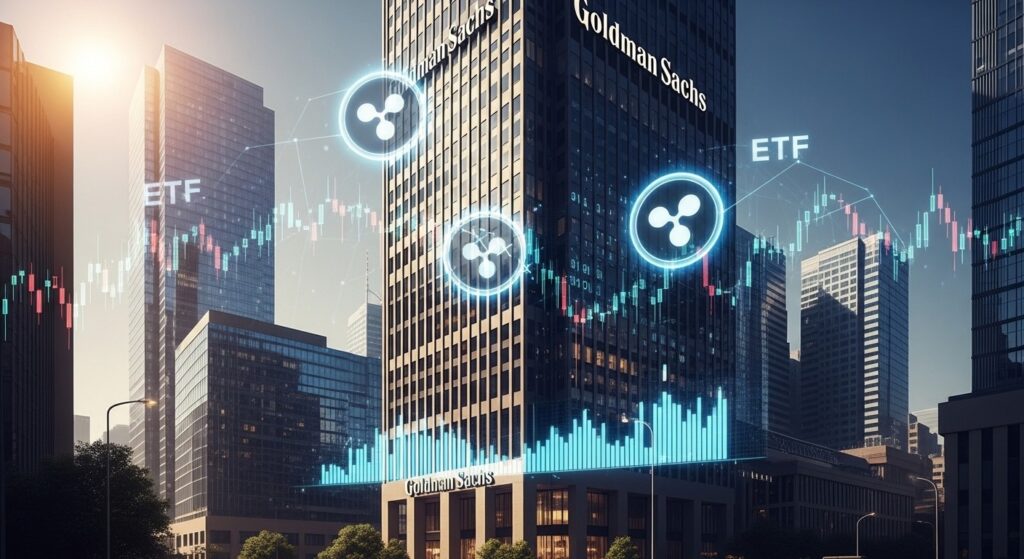 InfoCryptofr   Goldman Sachs Investit 153M$ dans les ETF XRP