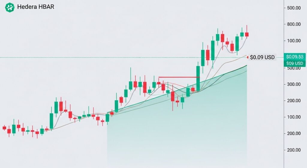 InfoCryptofr   HBAR Près du Breakout  Pattern Inverse Tête Épaules