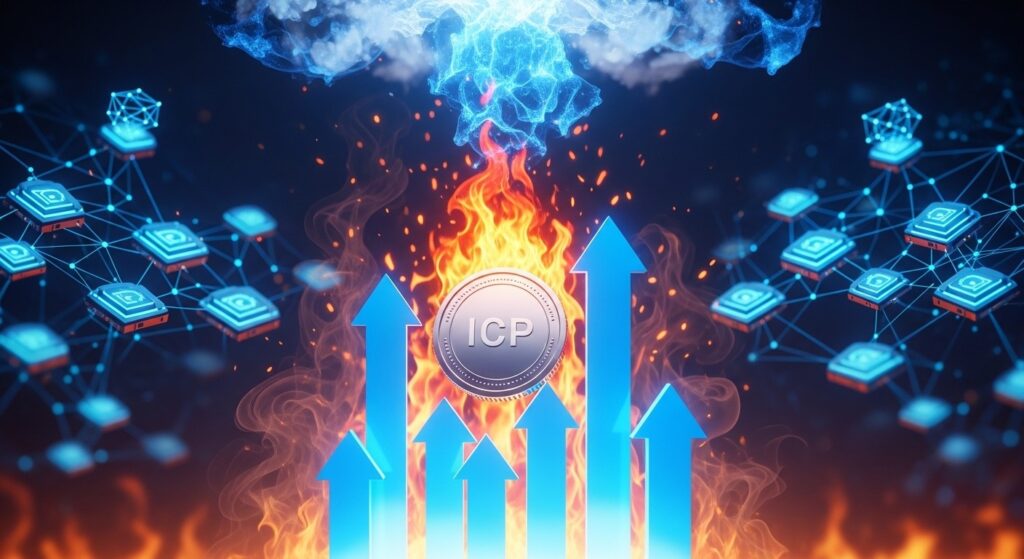 InfoCryptofr   ICP Explose de 9 sur Fond de Plan de Burn Massif