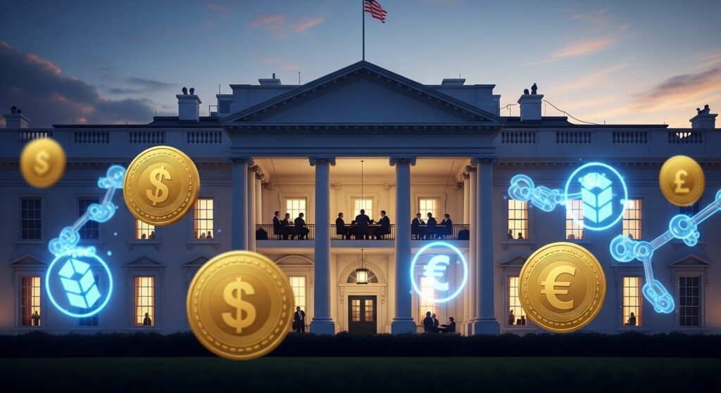 InfoCryptofr   La Maison Blanche et les Banques Discutent Stablecoins