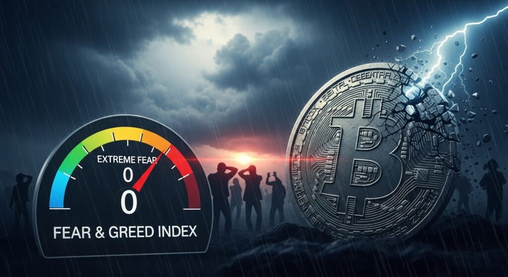 InfoCryptofr   La Peur Extrême paralyse le Marché Crypto