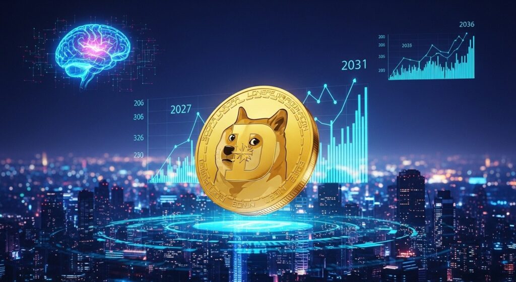 InfoCryptofr   Le Chat IA Prédit le Prix Dogecoin 2027 2036
