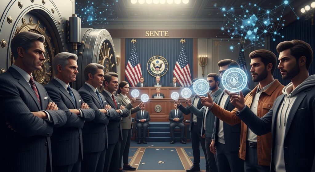 InfoCryptofr   Les USA veulent interdire les rendements sur stablecoins