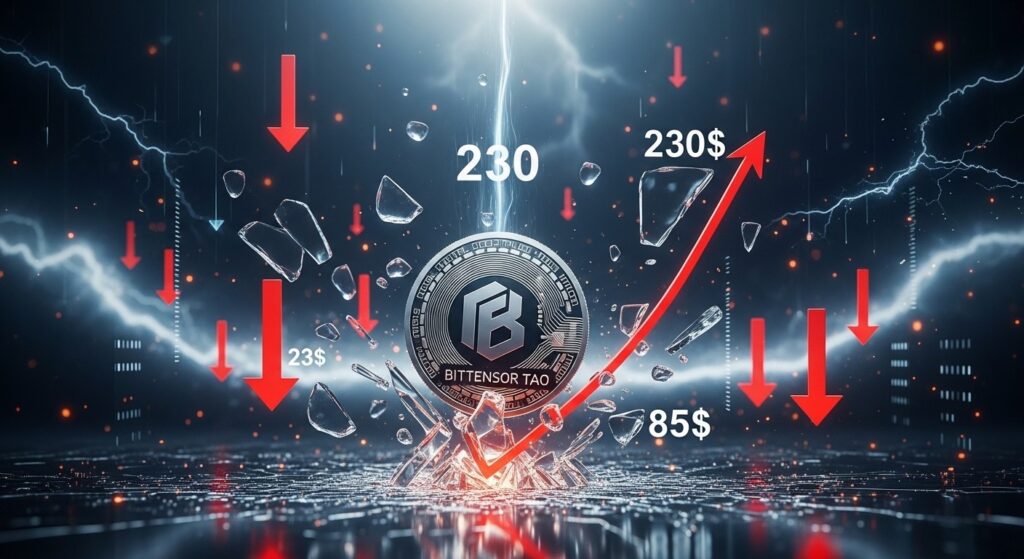 L’IA Crypto en Crise : TAO Risque -60% ? - InfoCrypto.fr InfoCryptofr LIA Crypto en Crise TAO Risque 60