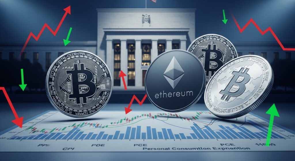 InfoCryptofr   Macro Économique  CPI PCE et Fed Sous Surveillance Crypto