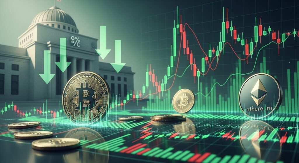 Marché Crypto Vacille, Fed Prévient Plus de Baisses - InfoCrypto.fr InfoCryptofr Marché Crypto Vacille Fed Prévient Plus de Baisses