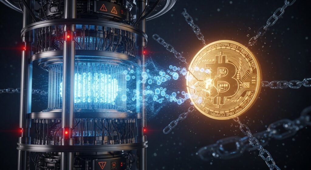 Menace Quantique sur Bitcoin : Le Risque Réel pour Vos BTC - InfoCrypto.fr InfoCryptofr Menace Quantique sur Bitcoin Le Risque Réel pour Vos BTC