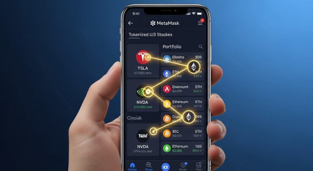 InfoCryptofr   MetaMask Intègre Actions et ETF via Ondo Finance