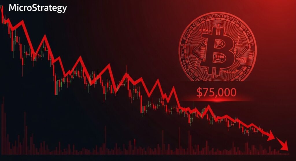 InfoCryptofr   MicroStrategy BTC  Perte de 900M$ et Chute MSTR 