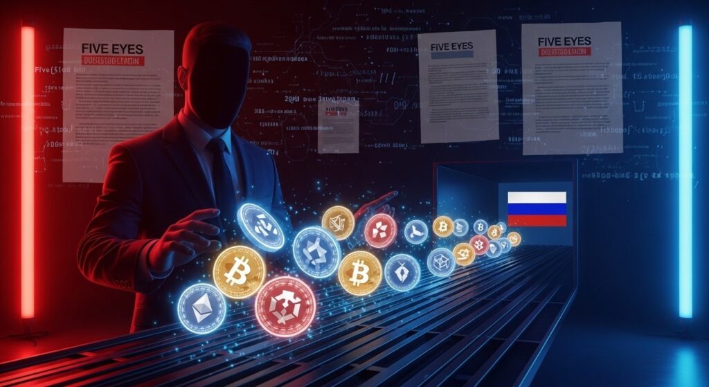 InfoCryptofr   Paiements Crypto et Secrets Five Eyes Vendus à la Russie
