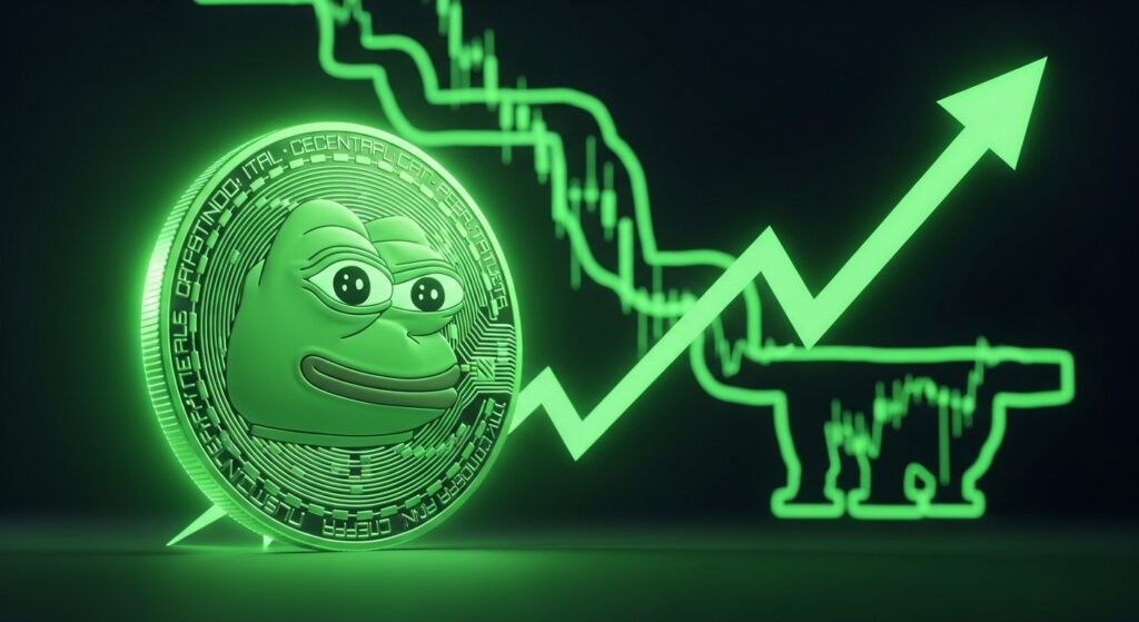 InfoCryptofr   Pepe Coin  Pattern Rare Annonce +150 Hausse