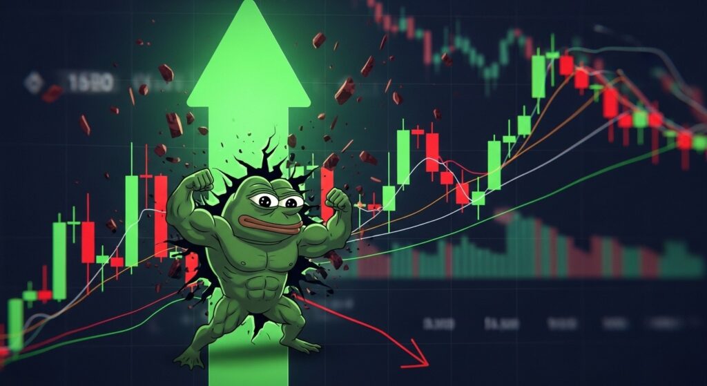 InfoCryptofr   Pepe Reprend Sa Structure  Signal Haussier Fort