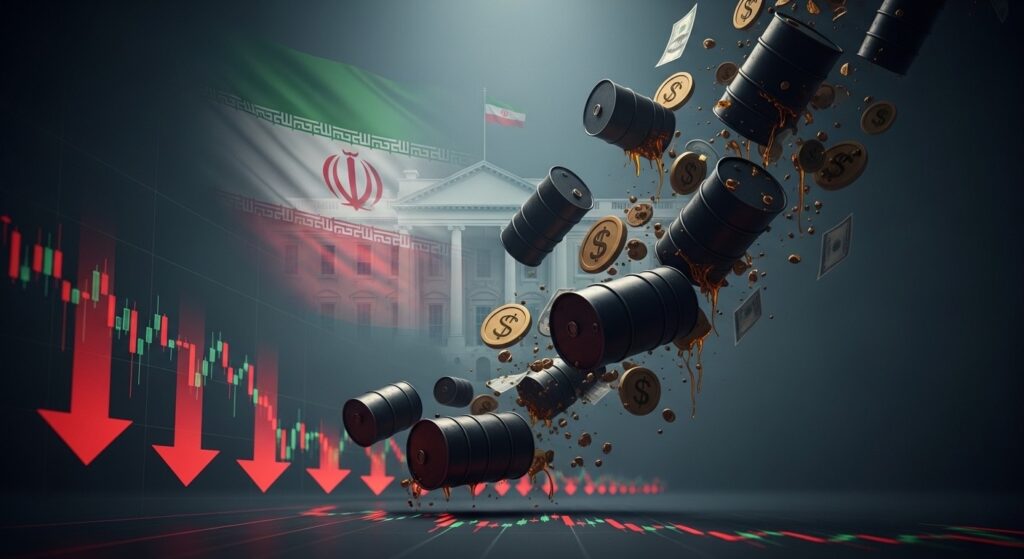 InfoCryptofr   Pétrole en Baisse  Tarifs Trump 15 Impactent la Demande