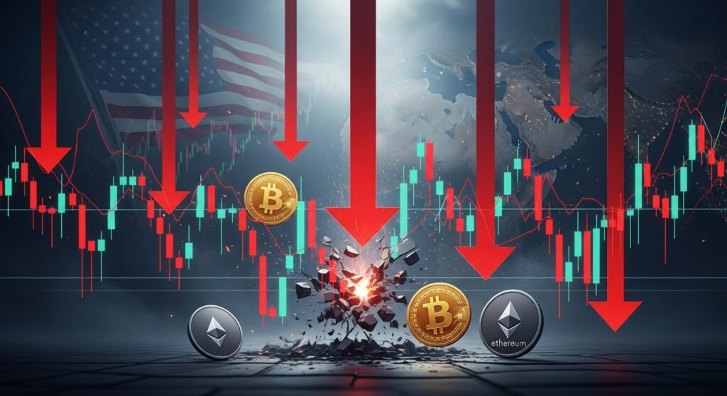 Pourquoi le Marché Crypto Chute Aujourd’hui ? (23 Février) - InfoCrypto.fr InfoCryptofr Pourquoi le Marché Crypto Chute Aujourdhui 23 Février