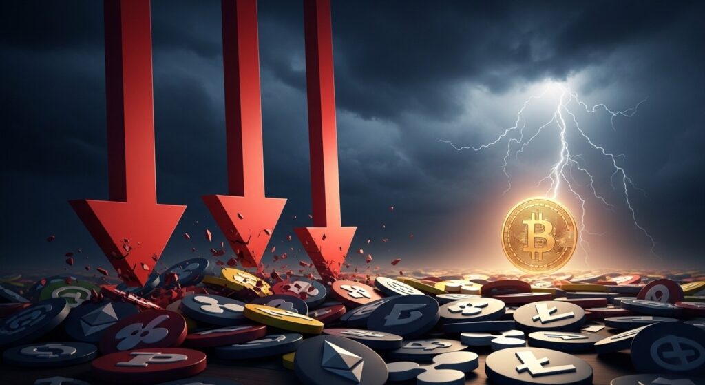 InfoCryptofr   Pression Vente Altcoins Atteint Sommet 5 Ans