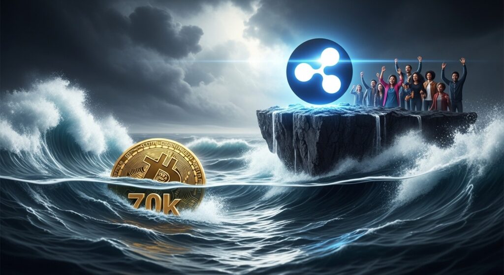 InfoCryptofr   Résilience XRP Malgré Bitcoin à 70k$ en 2026