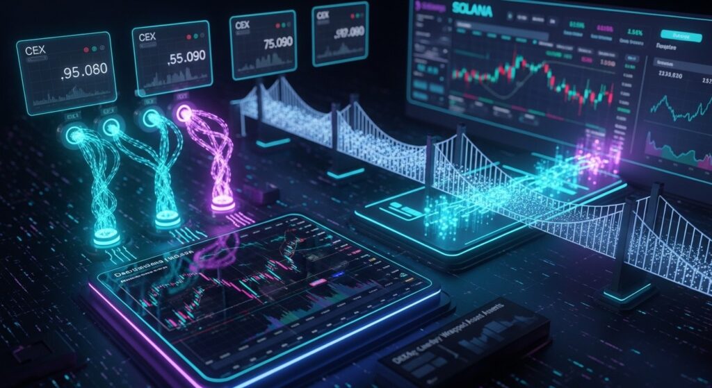 InfoCryptofr   Solana DEX Égalent les CEX en Prix