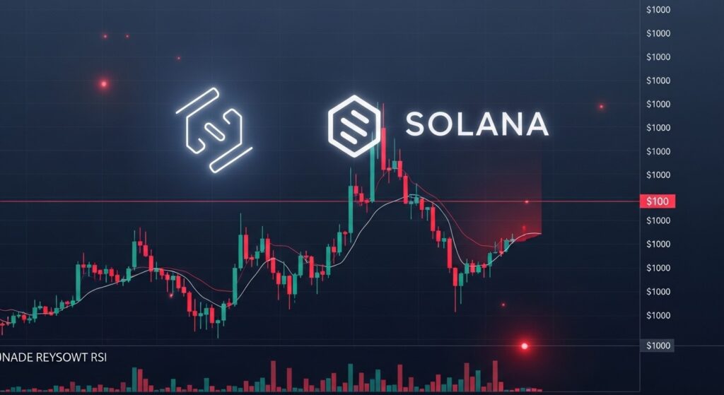 InfoCryptofr   Solana Trouve un Support à 100 $ Malgré RSI Oversold