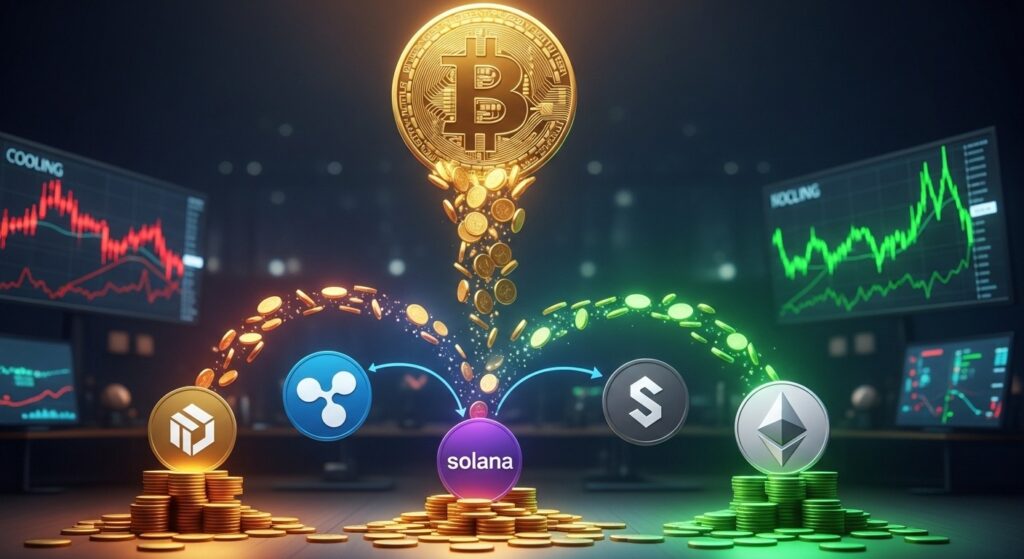 InfoCryptofr   Sorties Crypto Ralentissent  Rotation vers Altcoins