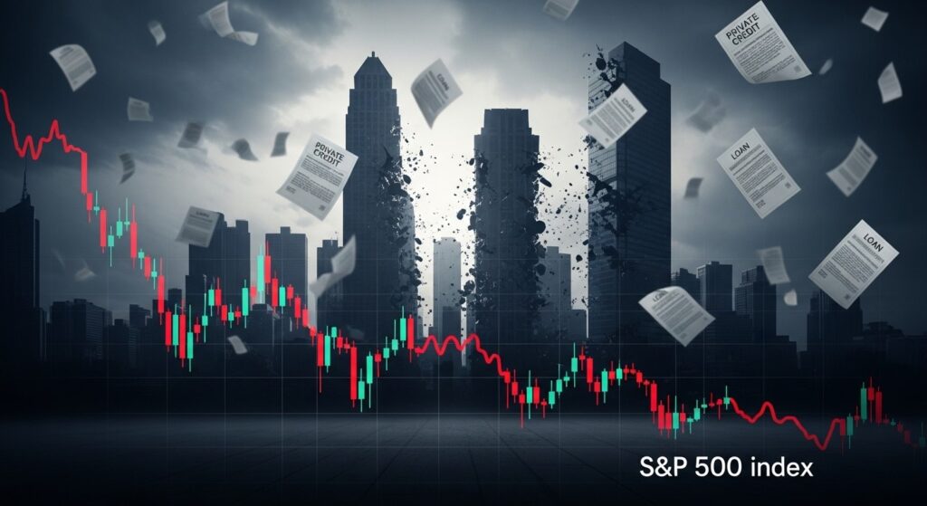 S&P 500 en Baisse : Risques du Crédit Privé - InfoCrypto.fr InfoCryptofr SP 500 en Baisse Risques du Crédit Privé