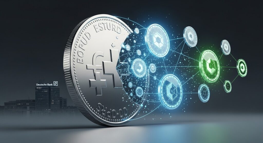 InfoCryptofr   Stablecoin CHFAU  Deutsche Bank Soutient le Franc Suisse