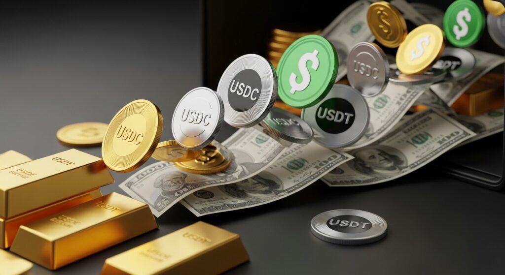 InfoCryptofr   Stablecoins  Le Placement que les Banques Cachent 300 Md$