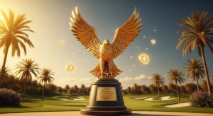 InfoCryptofr   Statue Trump Dorée  Le Scandale Crypto du Veau dOr