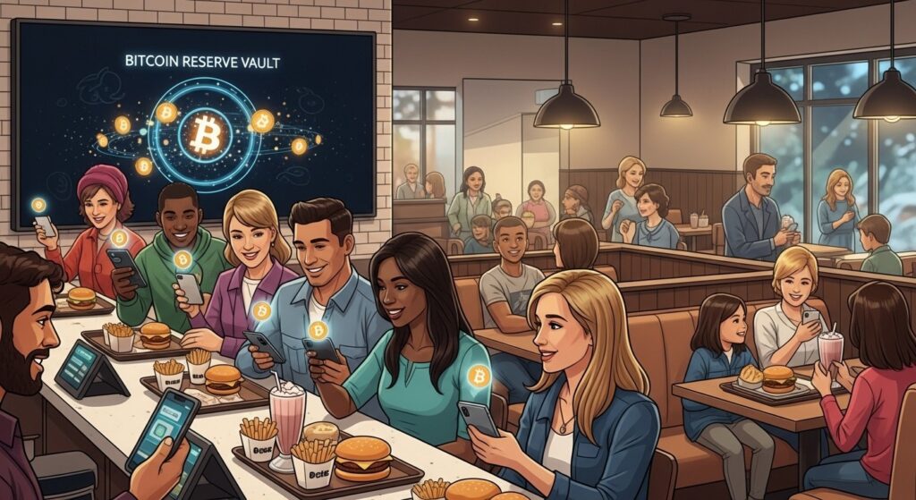 InfoCryptofr   Steak n Shake  Bitcoin Booste les Ventes de Manière Spectaculaire