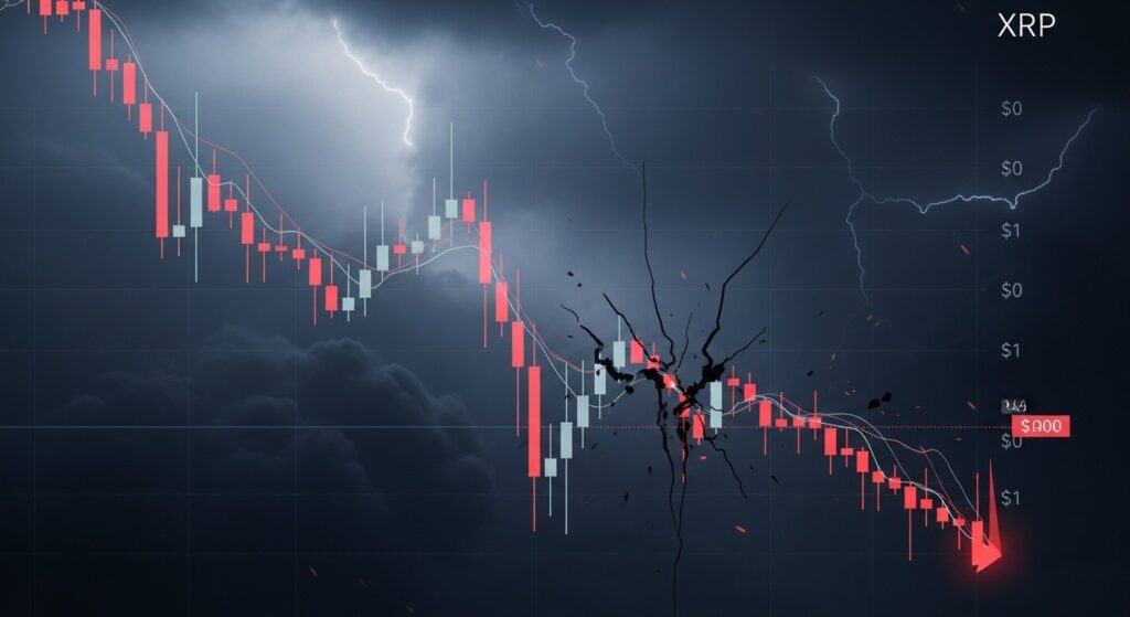 InfoCryptofr   Trois raisons qui menacent XRP sous les 1 $