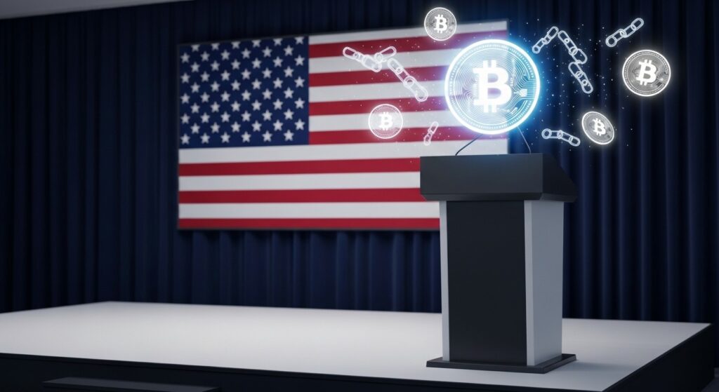 Trump Relance les Cryptos : Annonces Chocs de Février 2026 - InfoCrypto.fr InfoCryptofr Trump Relance les Cryptos Annonces Chocs de Février 2026