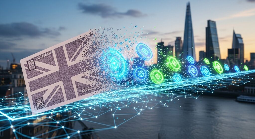 InfoCryptofr   UK Lance Obligations État sur Blockchain avec HSBC